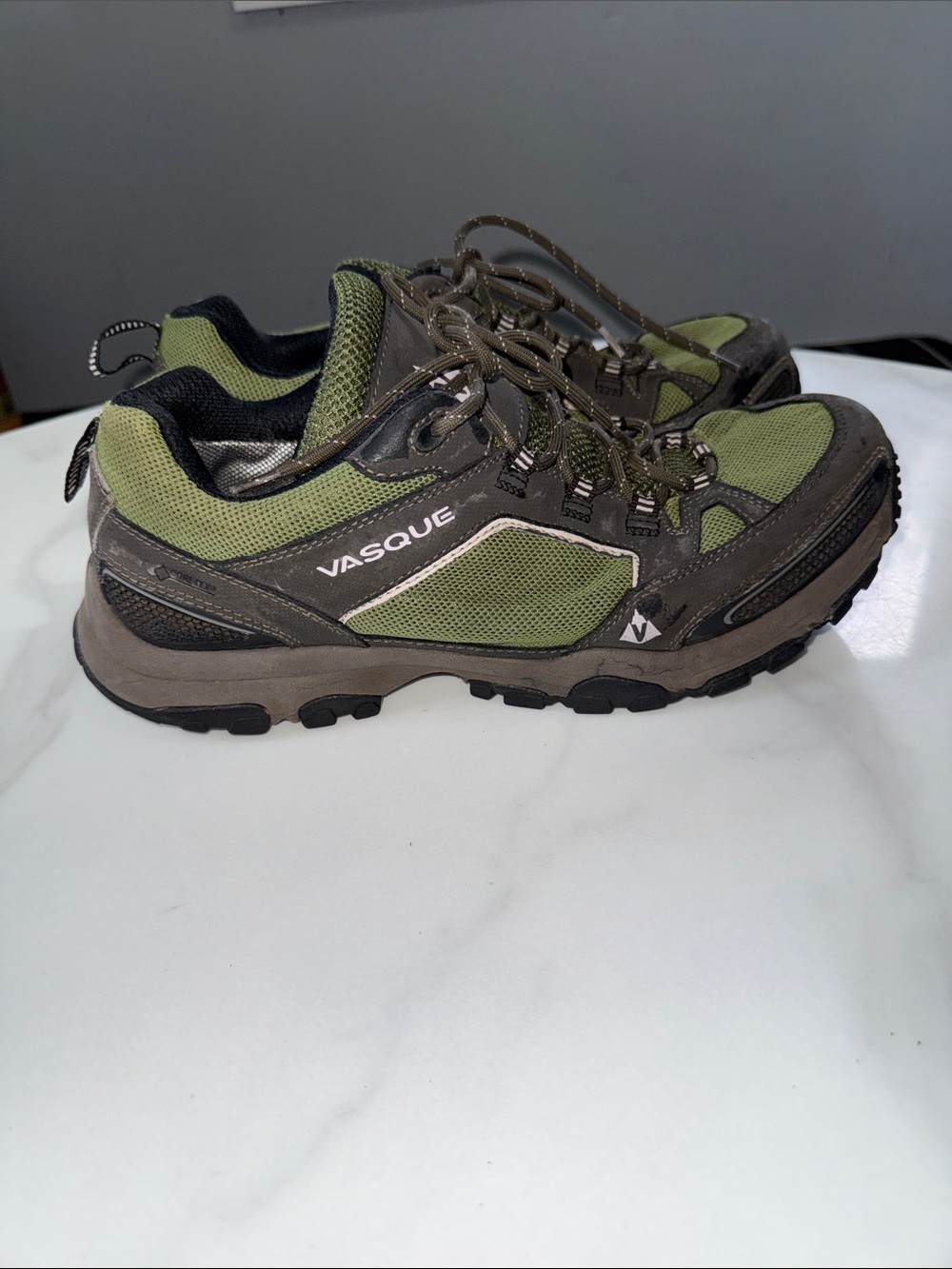 Vasque Men's Olive Green and Gray Trail Hiking Shoes